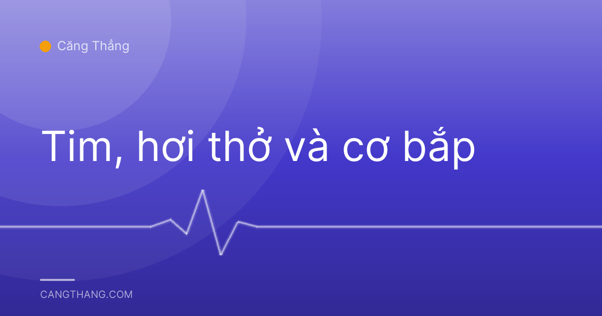 Tim, hơi thở và cơ bắp